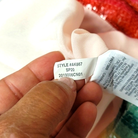 J.Crew Short-Sleeve Sequin Dress in Watermelon Stripe Size 2 - Picture 12 of 16